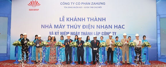 Tập đoàn Hà Đô khánh thành nhà máy thủy điện Nhạn Hạc